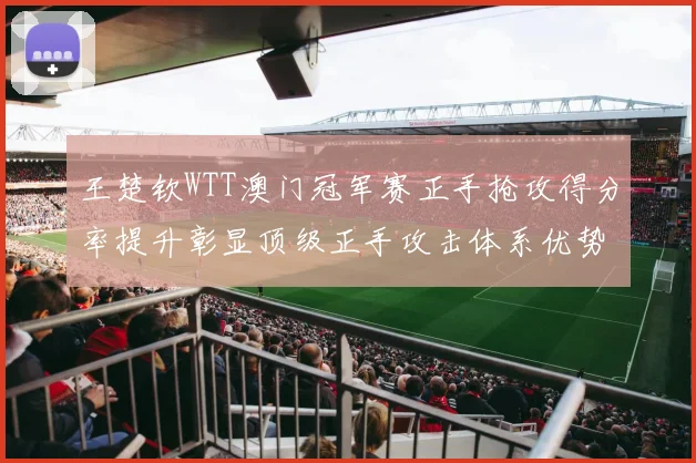 王楚钦WTT澳门冠军赛正手抢攻得分率提升彰显顶级正手攻击体系优势